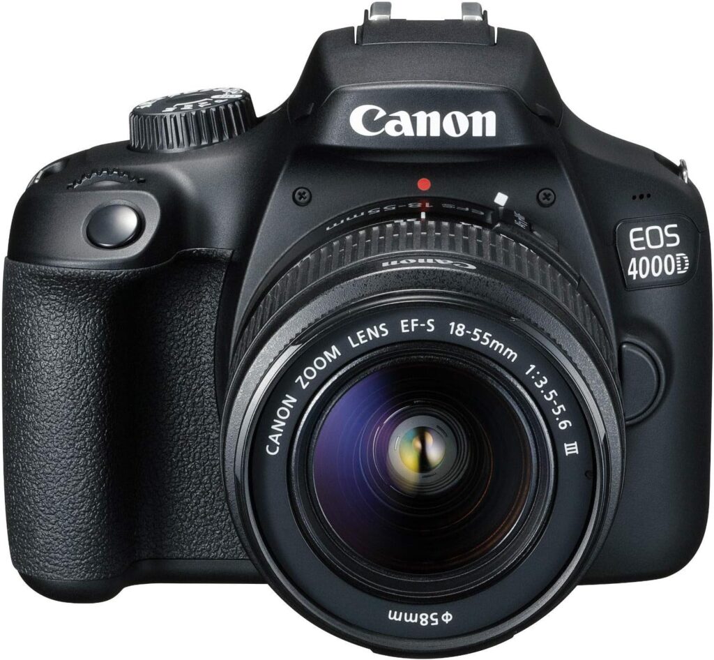 best camera for youtube canon eos 4000d